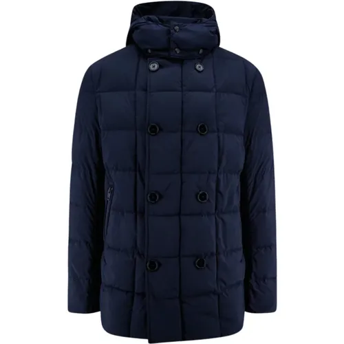 Quilted Down Jacket for Men - Stay Warm and Stylish , male, Sizes: 2XL, XL - Fay - Modalova