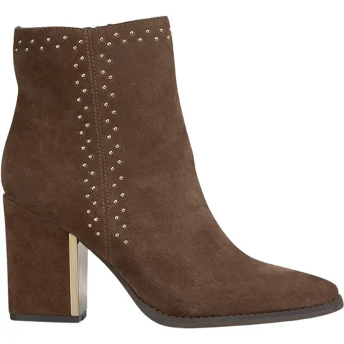 Side zip studded bootie , Damen, Größe: 39 EU - Alma en Pena - Modalova