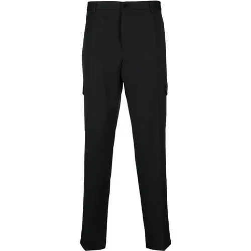 Wool Cargo Pants in , male, Sizes: W34 L32 - Calvin Klein - Modalova