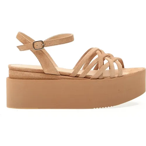 Desert Suede Wedge Sandal , female, Sizes: 7 UK, 6 UK, 5 UK - Paloma Barceló - Modalova