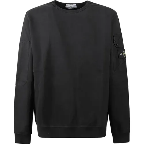 Lässiger Kapuzenpullover für Männer , Herren, Größe: M - Stone Island - Modalova