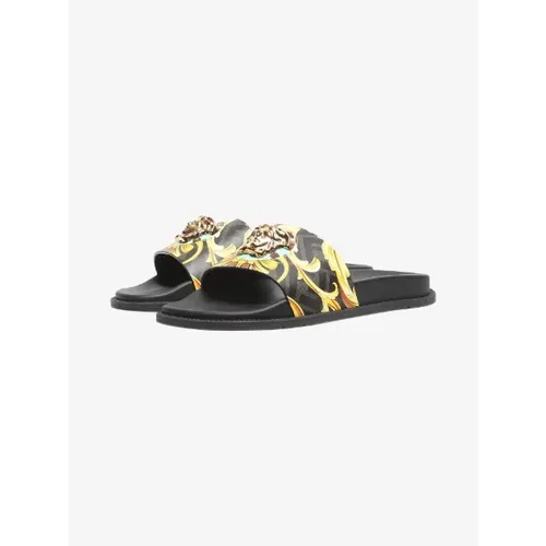 Pre-owned Leather sandals , male, Sizes: 8 UK - Versace Pre-owned - Modalova