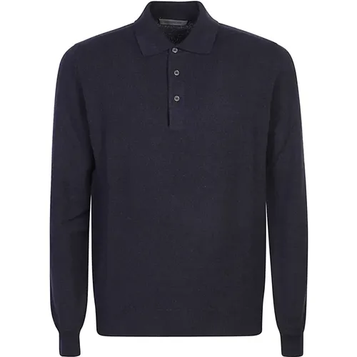 Blaues Sweatshirt Aw24 Herrenmode - Corneliani - Modalova