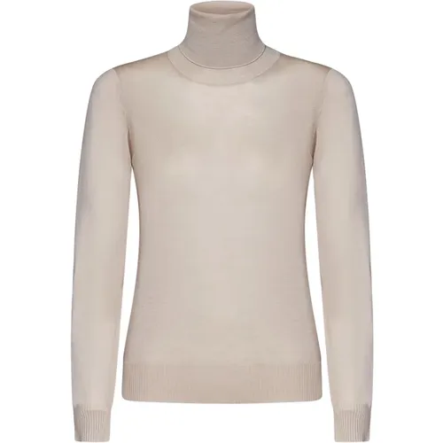 Rosa Rollkragenpullover , Damen, Größe: M - Drumohr - Modalova