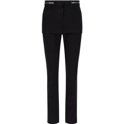 Elegante Gerades Jeans für Frauen , Damen, Größe: W26 - Givenchy - Modalova