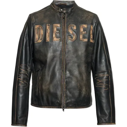 Lederjacke L-Met-A A14269 Diesel - Diesel - Modalova