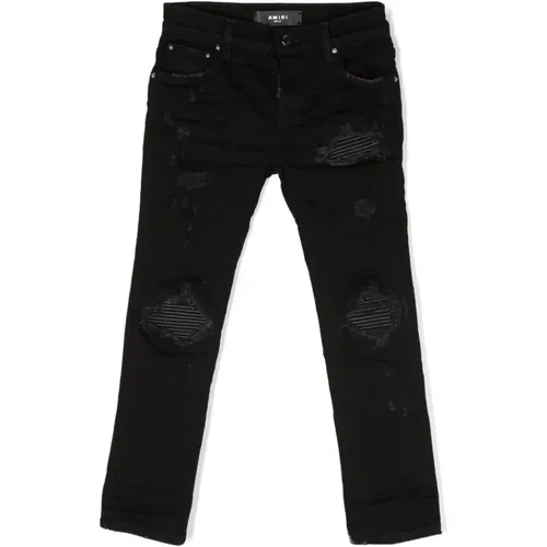 Zerrissene Schwarze Jeans Amiri - Amiri - Modalova