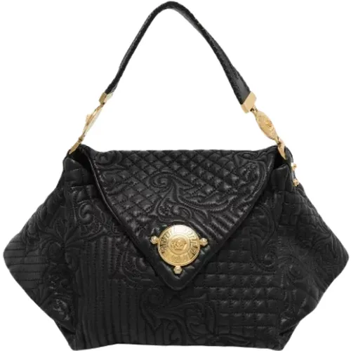 Pre-owned Leather shoulder-bags , female, Sizes: ONE SIZE - Versace Pre-owned - Modalova