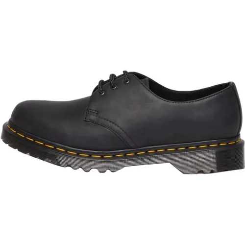 Klassische flache Lederschuhe , Herren, Größe: 41 EU - Dr. Martens - Modalova