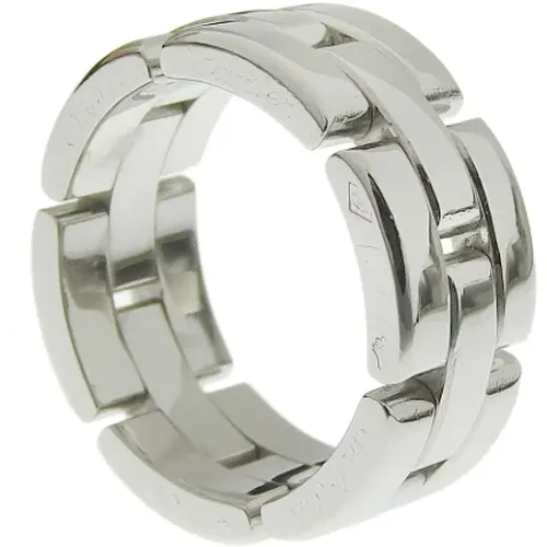 Pre-owned White Gold rings , female, Sizes: ONE SIZE - Cartier Vintage - Modalova