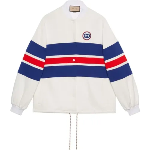 Cotton Jacket , female, Sizes: M - Gucci - Modalova