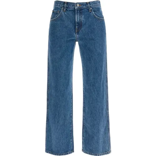 Gekürzte Denim-Jeans , Damen, Größe: W26 - Khaite - Modalova