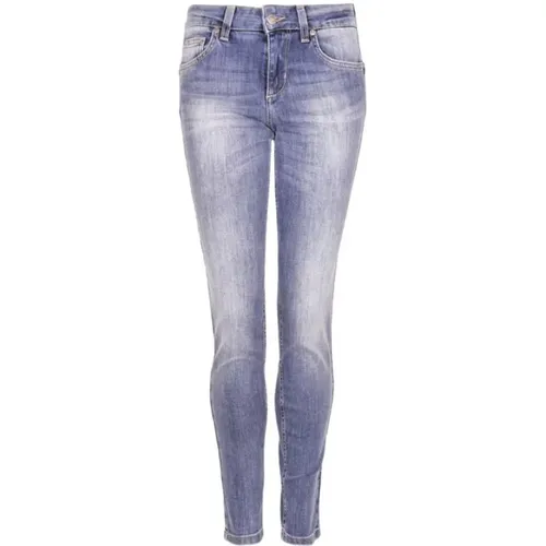 Denim Jeans mit hoher Taille und Bottom Up Effekt , Damen, Größe: W27 - Liu Jo - Modalova
