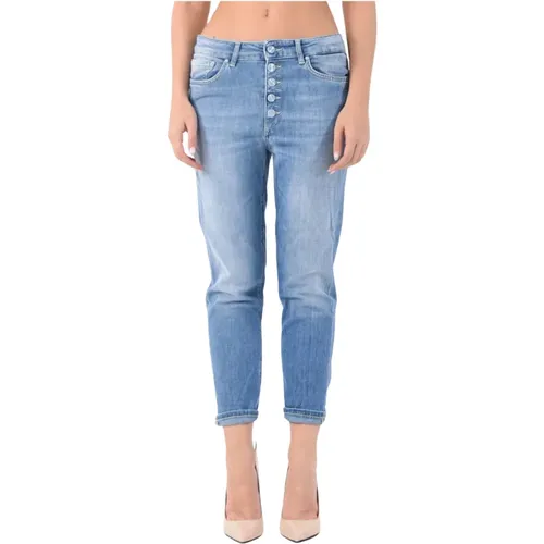 Cropped Jeans , female, Sizes: W26, W30, W25 - Dondup - Modalova