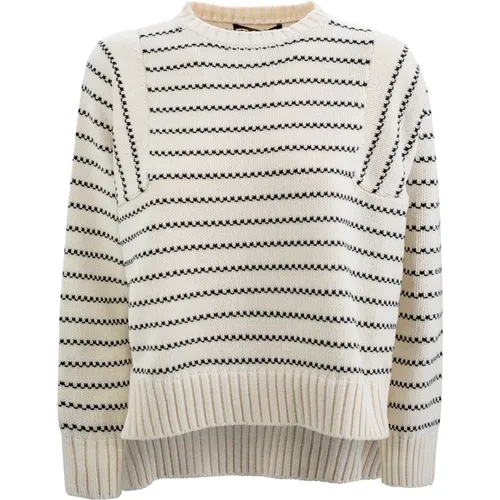 Soft Volume Cotton Sweater , female, Sizes: M - Max Mara Weekend - Modalova