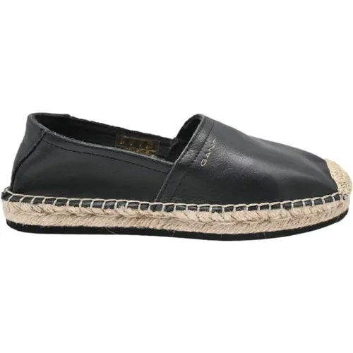 Leather Espadrilles , female, Sizes: 6 UK, 5 UK, 4 UK - Gant - Modalova