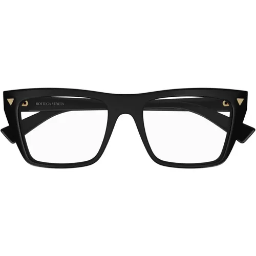 New Classic Large Eyeglass Frames , female, Sizes: 53 MM - Bottega Veneta - Modalova