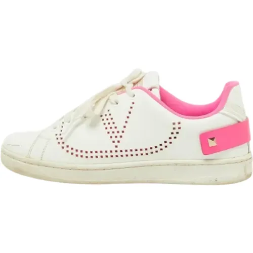 Pre-owned Leather sneakers , female, Sizes: 3 UK - Valentino Vintage - Modalova