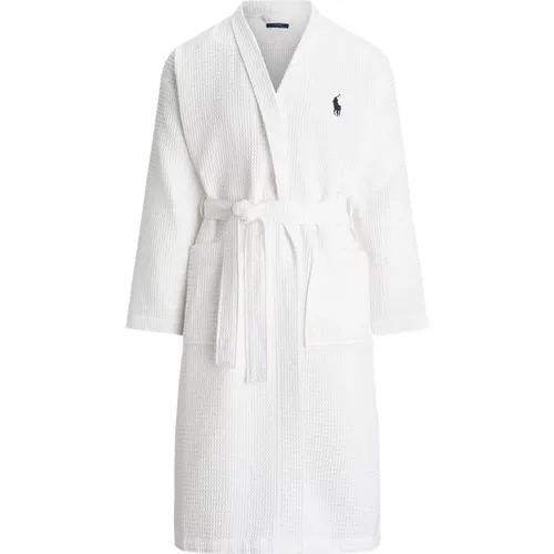 Piqué Bathrobe , male, Sizes: S/M - Ralph Lauren - Modalova