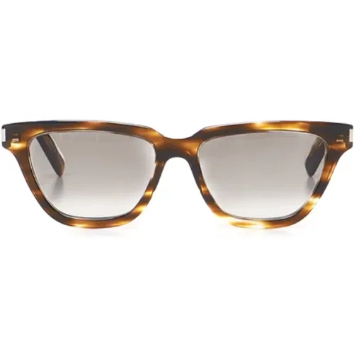 Butterfly Tortoiseshell Sunglasses , female, Sizes: ONE SIZE - Saint Laurent - Modalova