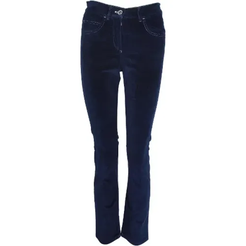 Pre-owned Cotton jeans , female, Sizes: XS - Chanel Vintage - Modalova