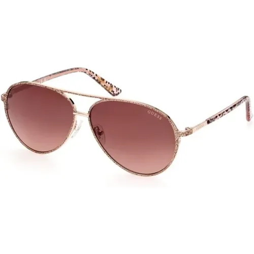 Rosa GuGU7847 28F Sunglasses , unisex, Sizes: 60 MM - Guess - Modalova