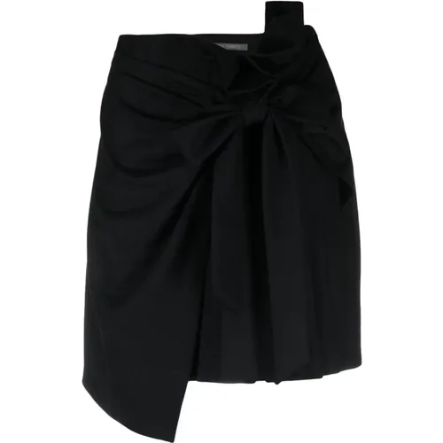 Asymmetric Wrap Skirt , female, Sizes: S - alberta ferretti - Modalova