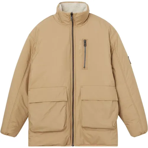 Zip-Front Jacket with Pockets , male, Sizes: XS, S - Calvin Klein Jeans - Modalova