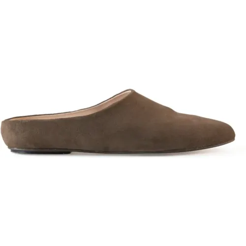 Kibal, babucha in olive suede , female, Sizes: 8 UK - Cortana - Modalova