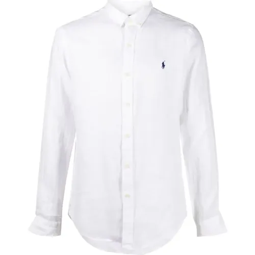 Linen Button-Down Shirt , male, Sizes: 2XL - Polo Ralph Lauren - Modalova