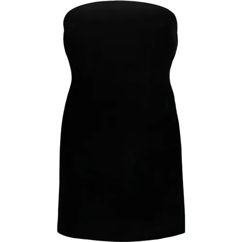 Velvet Corset Mini Dress , female, Sizes: S - Wardrobe.nyc - Modalova
