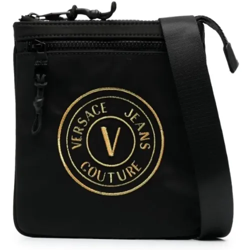 Schwarze Schultertasche für Männer - Versace Jeans Couture - Modalova