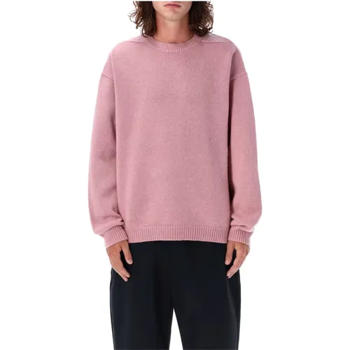 Lambswool Crewneck Sweater Blossom , male, Sizes: S - Studio Nicholson - Modalova