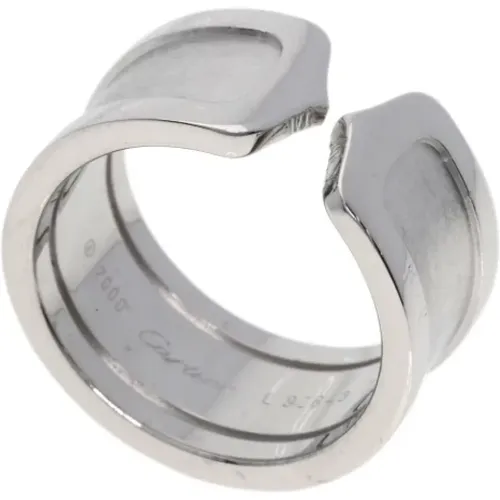 Pre-owned White Gold rings , female, Sizes: ONE SIZE - Cartier Vintage - Modalova