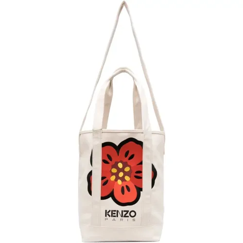 Boke Flower-print Tote Bag , Herren, Größe: ONE Size - Kenzo - Modalova