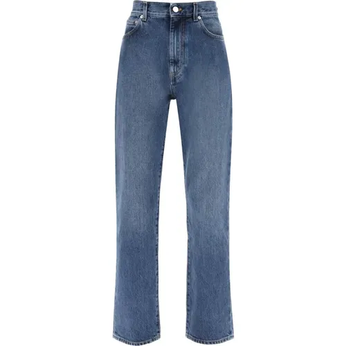 Gekürzte Jeans aus Bio-Baumwolle mit geradem Schnitt , Damen, Größe: W27 - Loulou Studio - Modalova