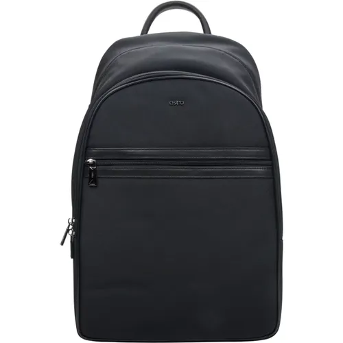 Herren Schwarzer Funktionaler Rucksack mit Verstellbaren Schultergurten Er00114155 - Estro - Modalova