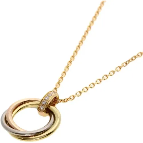 Pre-owned Rose Gold necklaces , female, Sizes: ONE SIZE - Cartier Vintage - Modalova