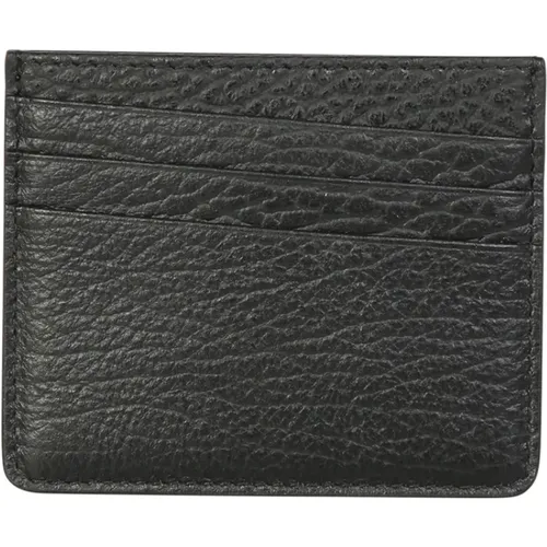 Signature Leather Cardholder , male, Sizes: ONE SIZE - Maison Margiela - Modalova