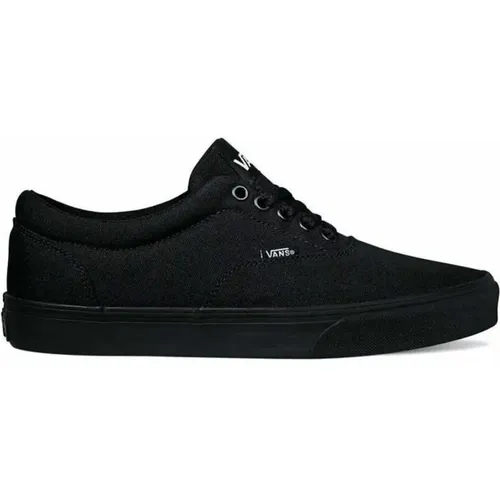 Canvas Schwarze Sneakers , Herren, Größe: 44 EU - Vans - Modalova