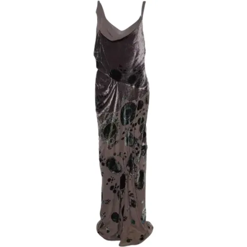 Pre-owned Velvet dresses , female, Sizes: L - Dior Vintage - Modalova