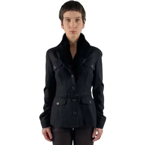 Pre-owned Fur outerwear , female, Sizes: XL - Alexander McQueen Pre-owned - Modalova