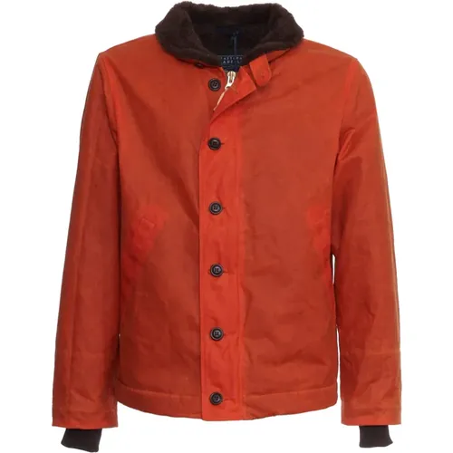 Arancione Aw23 Men`s Jackets Coats , male, Sizes: XS - Manifattura Ceccarelli - Modalova