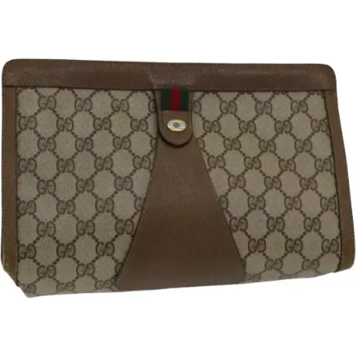 Pre-owned Leder clutches - Gucci Vintage - Modalova