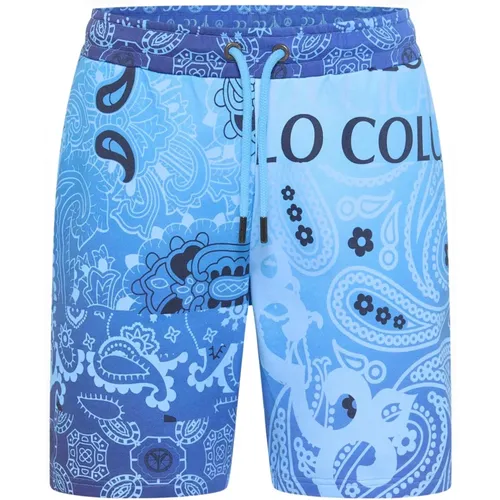 Bandana Sweatshort De Chiusole - Einzigartiges Design , Herren, Größe: M - carlo colucci - Modalova