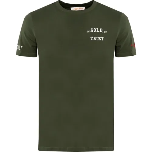 Grünes Pusha T-Shirt , Herren, Größe: M - In Gold We Trust - Modalova