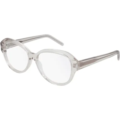 Transparent Sunglasses SL 411 , unisex, Sizes: 57 MM - Saint Laurent - Modalova