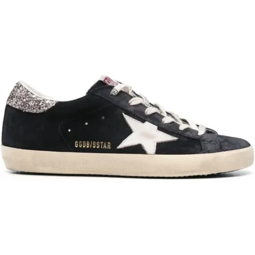 Marine White Superstar Sneaker , female, Sizes: 4 UK - Golden Goose - Modalova