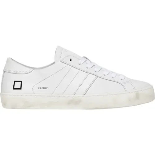 Weiße Low Hill Date Sneakers , Herren, Größe: 43 EU - D.a.t.e. - Modalova
