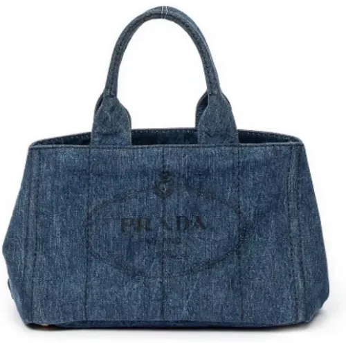 Pre-owned Canvas handbags , female, Sizes: ONE SIZE - Prada Vintage - Modalova